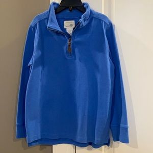 NWT. Boys Crew Cuts Quarter Zip pullover. Size 6/7